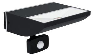 EGLO 99579 SORRONARO nástenné exteriérové svietidlo LED 10,5W/1000lm 3000K IP44 čierna, pohybový senzor