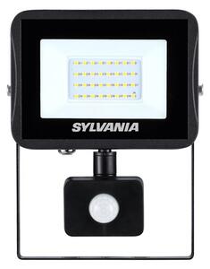 SYLVANIA 0050138 LED Reflektor so senzorom Start Flood Flat IP54 2800LM 31W 4000K čierna