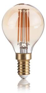 Ideal Lux 151656 LED žiarovka E14 Vintage P45 4W/300lm 2200K jantárová, kvapka