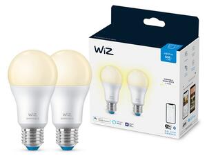Philips WiZ Dimmable 871951455007 LED žiarovka 2-set E27 8W/806 lm A60 2700K