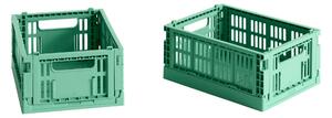 Úložné boxy Colour Crate, Mini, 2 kusy, Dark Mint – HAY