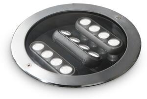 Ideal Lux 277035 TAURUS vonkajšie zápustné bodové svietidlo LED 20W/1950lm 3000K IP67 nerezová oceľ
