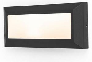 LUTEC 5191605012 HELENA exteriérové nástenné svietidlo LED 11W 450lm 3000K IP54 matná čierna