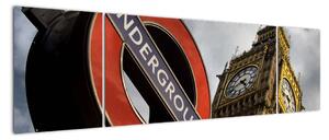 Londýnske metro, obraz na stenu (Obraz 170x50cm)