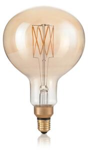 Ideal Lux 223940 LED žiarovka E27 Vintage G160 4W/320lm 2200K jantárová, globe, stmievateľná