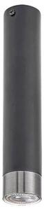 RABALUX 5075 Zircon stropné bodové svietidlo D52mm 1xGU10 čierna matná, strieborná