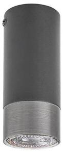 RABALUX 5074 Zircon stropné bodové svietidlo D52mm 1xGU10 čierna matná, strieborná