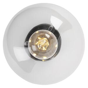Art Deco stropné svietidlo čierne - Pallon