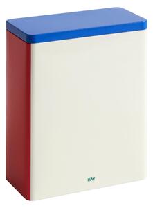 Plechová dóza Tin, X-large, Blue / Off-white / Red – HAY
