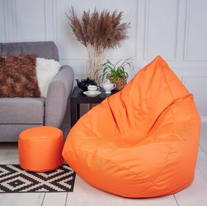 Supplies sedací vak OUTDOOR RELAX nesnímateľný poťah - polyester v oranžovej farbe
