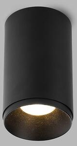 LED2 1150423 TUBUS A stropné bodové povrchové svietidlo LED D84,5mm 9W/735lm 2700K čierna