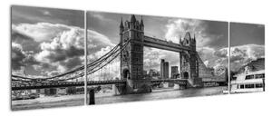 Tower Bridge - moderné obrazy (Obraz 170x50cm)
