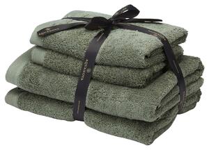 SADA FROTÉ UTERÁKOV, tmavozelená Aquanova - Kúpeľňový textil, Online Only