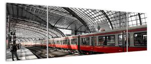 Obraz vlakovej stanice (Obraz 170x50cm)