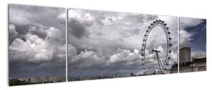 Londýnske oko (London eye) - obraz (Obraz 170x50cm)