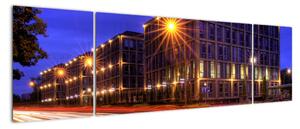 Nočné ulice - obraz do bytu (Obraz 170x50cm)