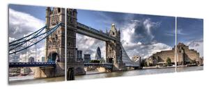 Tower Bridge - moderné obrazy (Obraz 170x50cm)