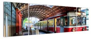 Obraz vlakovej stanice (Obraz 170x50cm)