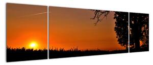 Obraz západu slnka (Obraz 170x50cm)