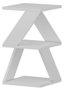 Prístavný stolík ALBENI biela