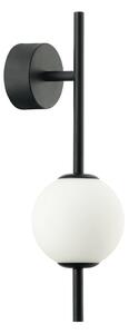 Zambelis 20133 nástenná LED lampa čierna, 7,5 W, 3000K, 37cm