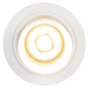 Moderné zapustené bodové svetlo okrúhle biele naklápateľné - Installa