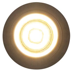 Moderné zapustené bodové svetlo čierne okrúhle naklápateľné - Installa