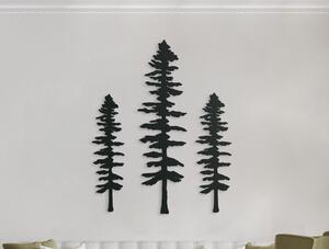 Drevko AKCIA - Dekorácia na stenu Tri stromy (44,5 x 35,5 cm) Dub Jasný