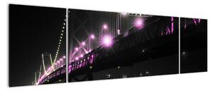 Nočný most - obraz (Obraz 170x50cm)