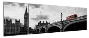 Londýn - moderný obraz (Obraz 170x50cm)