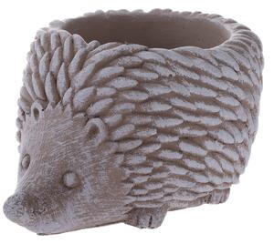 Betónový obal na kvetináč Ježko, 17 x 9 x 12,5 cm