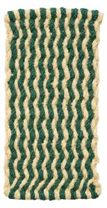Rohožka Coco, Wave, Dark Green and White – HAY