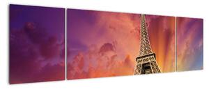 Eiffelova veža - moderný obraz (Obraz 170x50cm)