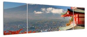 Hora Fuji - moderný obraz (Obraz 170x50cm)