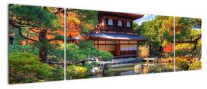 Japonská záhrada - obraz (Obraz 170x50cm)