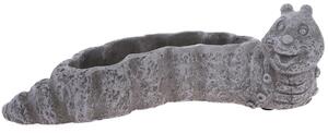 Betónový obal na kvetináč Húsenica, 25 x 8,5 x 10,5 cm