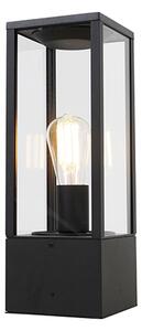 Priemyselná stojaca lampa čierna 40 cm IP44 - Charlois