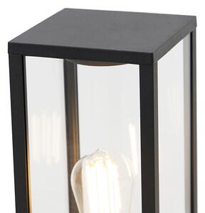 Priemyselná stojaca lampa čierna 40 cm IP44 - Charlois