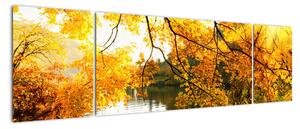 Jesenná krajina - obraz (Obraz 170x50cm)