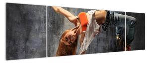 Street Dance tanečnice - obraz (Obraz 170x50cm)