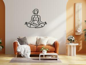 Drevko AKCIA - Drevená nálepka na stenu Meditácia
