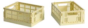 Úložné boxy Colour Crate, Mini, 2 kusy, Light Yellow – HAY