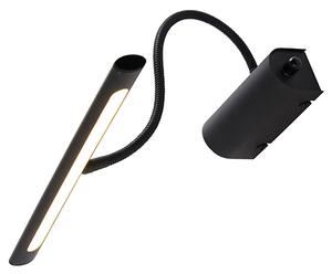 Dizajnová nástenná lampa čierna 32 cm vrátane LED so stmievačom - Tableau