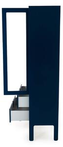 MUZZA Vitrína nuo 76 x 178 cm modrá