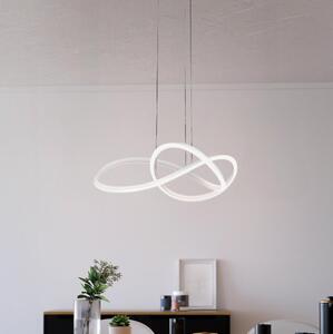 Eglo 390528 - LED stmievateľný luster na lane RIAZA LED/40W/230V 2200-6500K biela + diaľkové ovládanie