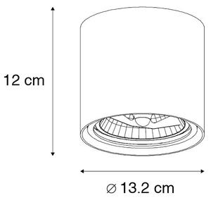 Dizajnové bodové svetlo čierne AR111 - Impact