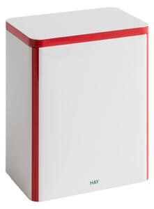 Plechová dóza Tin, Large, Red / Off-white – HAY