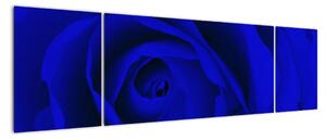 Detail modré ruže - obraz (Obraz 170x50cm)