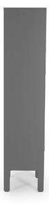 MUZZA Vitrína nuo 40 x 178 cm sivá