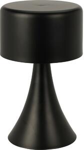 Stolná prenosná kovová LED lampa Hatford, 12 x 21 cm